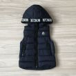 М.7600 Жилетка Moncler темно-синяя M -122-128 см.,L 128-134 см.